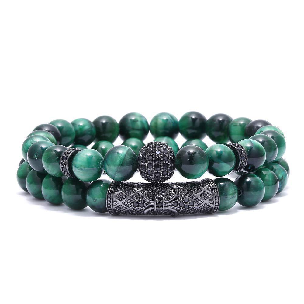 Tiger-Eye Bracelet Men's Versatile Accessories Niche High Sense Ornament Natural Stone Bracelet