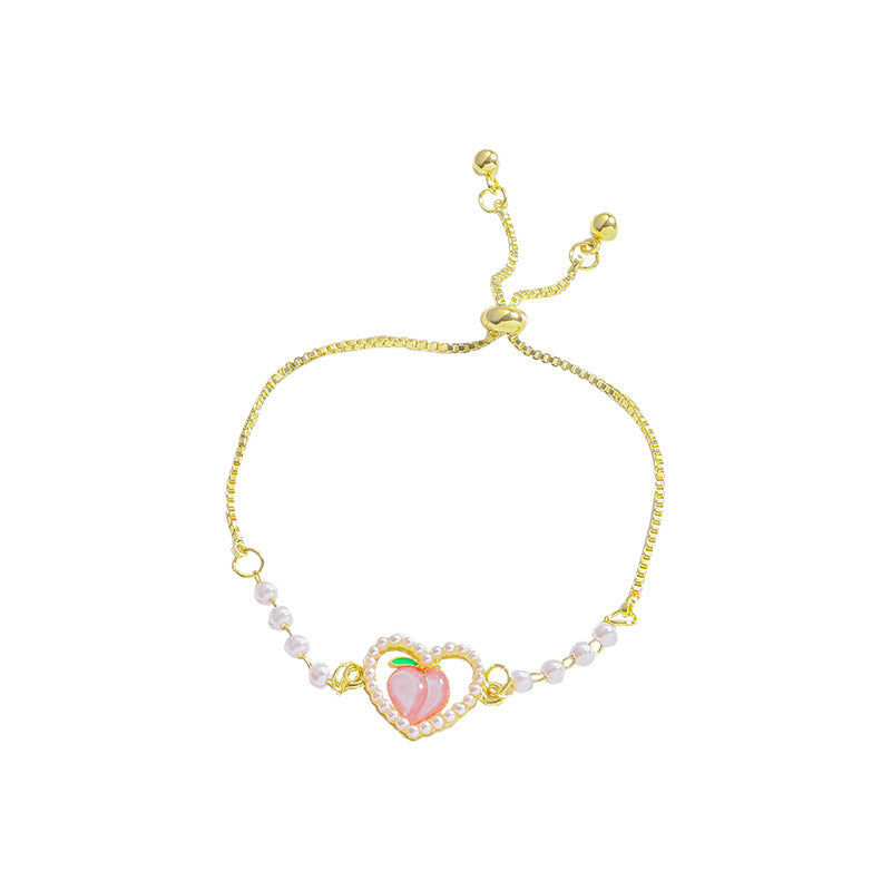 Hand Chain With Pink Heart,Only Self-pickup Is Supported, And The Displayed Prices Are All Self-pickup Prices